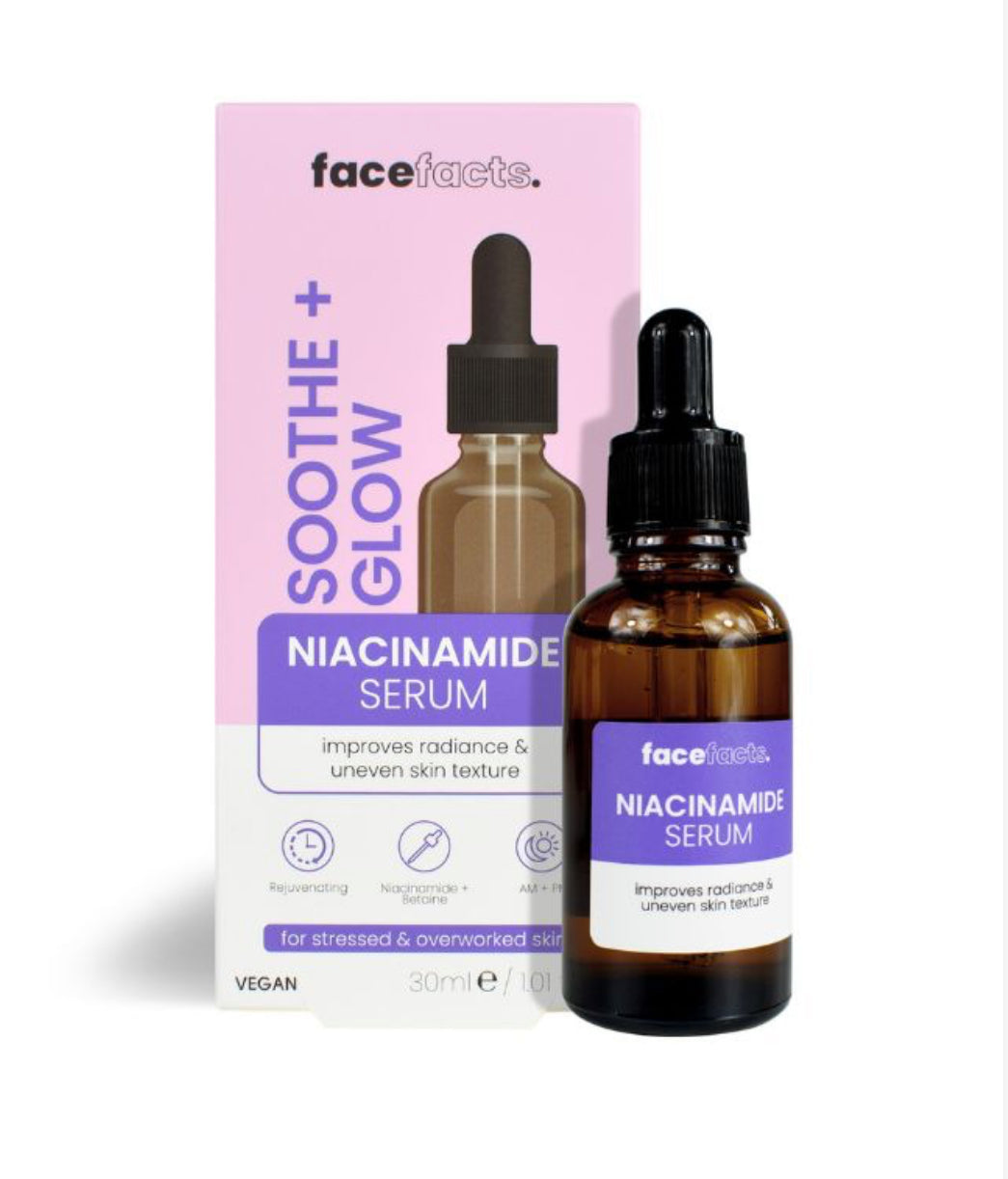 FACE FACTS SOOTHE + GLOW NIACINAMIDE SERUM