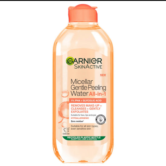 GARNIER MICELLAR GENTLE PEELING WATER - 1% PHA + GLYCOLIC