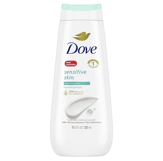 DOVE SENSITIVE SKIN HYPOALLERGENIC BODY WASH