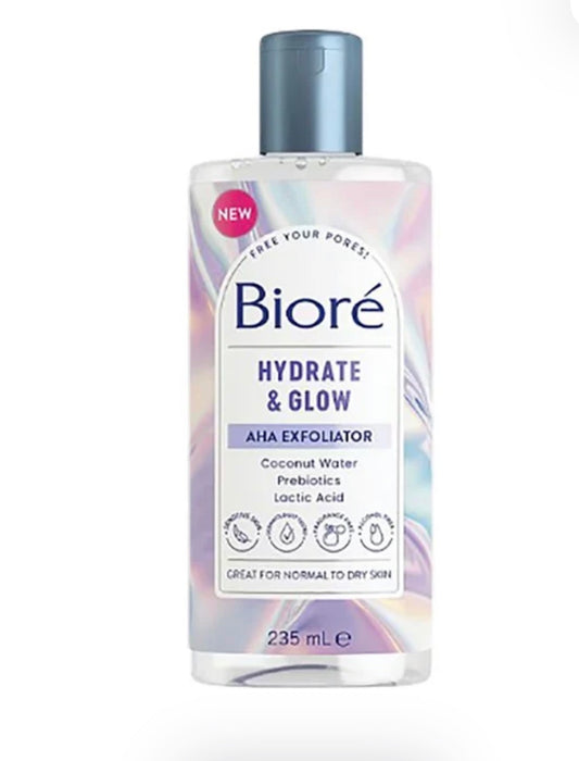 BIORE HYDRATE AND GLOW AHA EXFOLIATOR