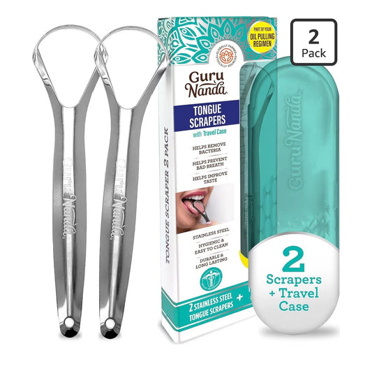 GuruNanda TONGUE SCRAPER FOR ADULTS
