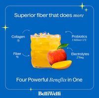 BELLI WELLI DAILY FIBER + PROBIOTIC - PEACH MANGO