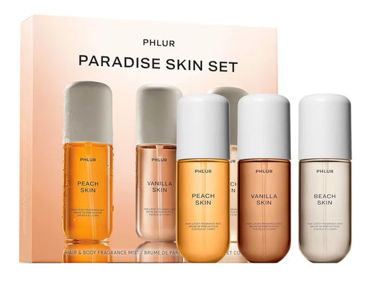 PHLUR PARADISE SKIN SET - BODY FRAGRANCE MIST TRIO