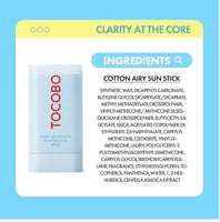 TOCOBO AIRY SUN STICK SPF50 BROAD SPECTRUM