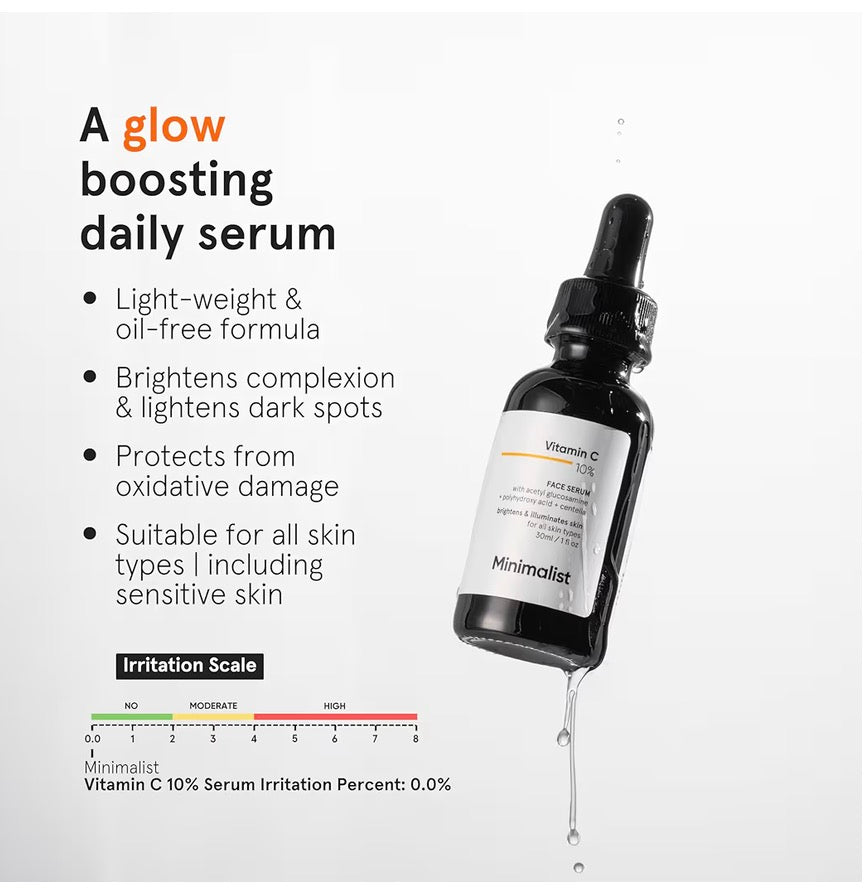 MINIMALIST 10% VITAMIN C BRIGHTENING SERUM