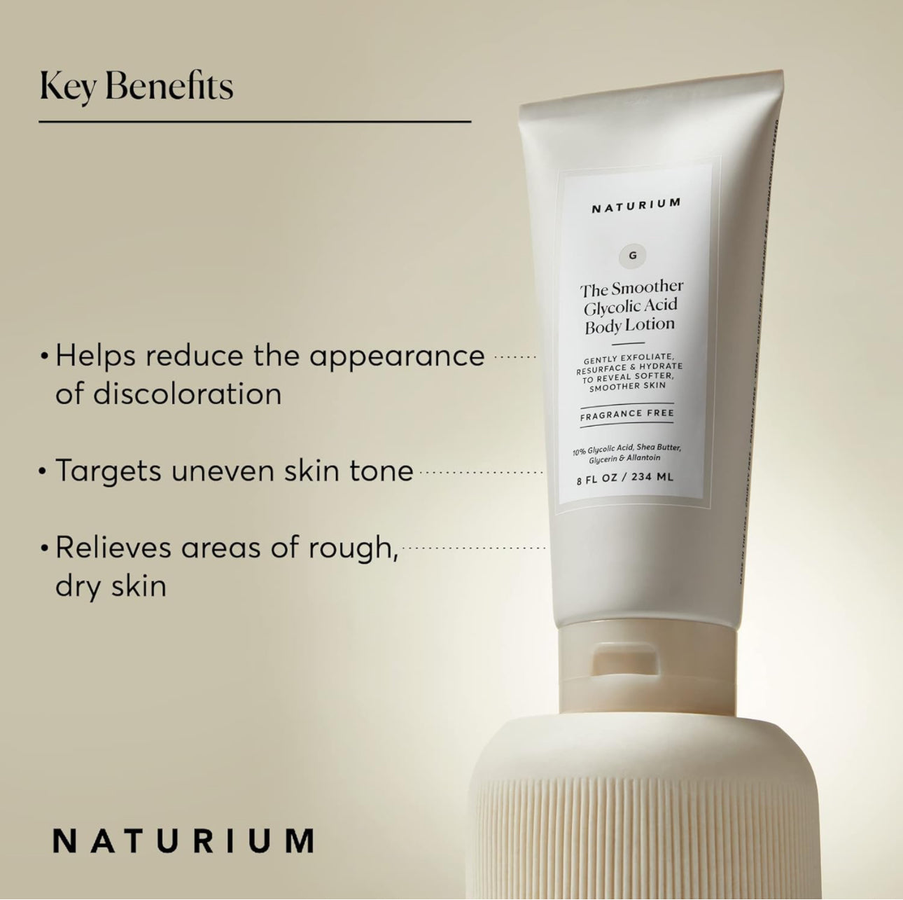 NATURIUM THE SMOOTHER GLYCOLIC ACID BODY LOTION