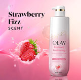 OLAY LIMITED EDITION BODY WASH - STRAWBERRY SUMMER FIZZ SCENT