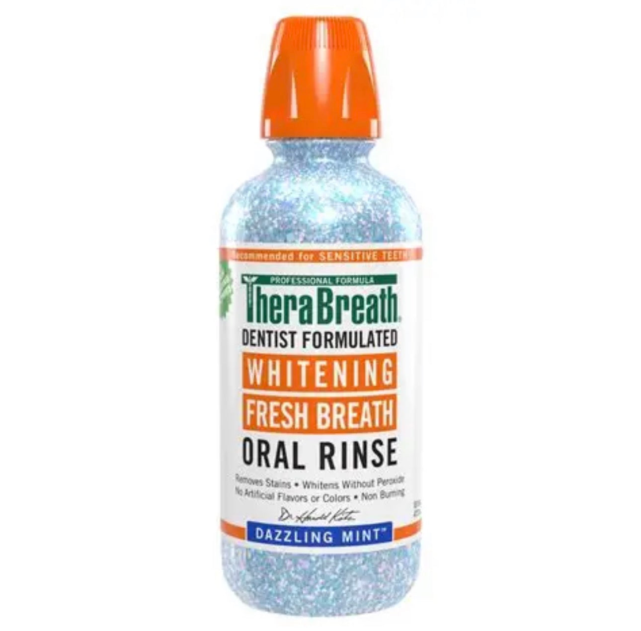 TheraBreath WHITENING MOUTH WASH - DAZZLING MINT