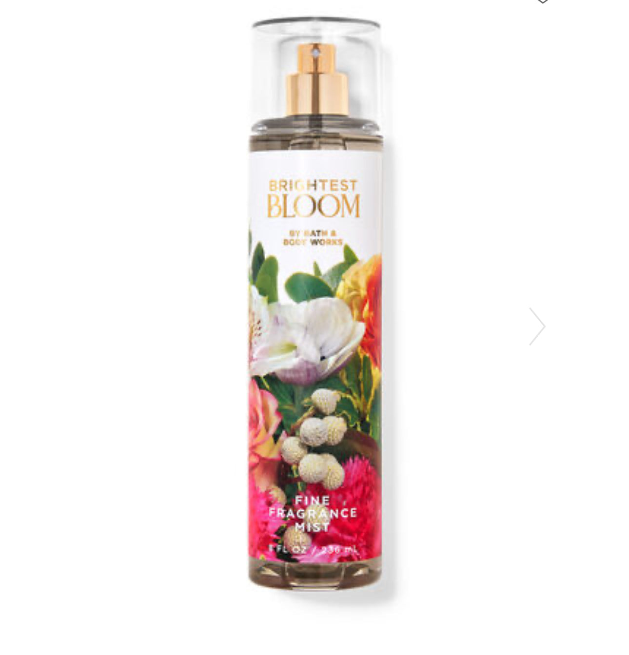 BATH & BODY WORK FINE FRAGRANCE MIST - BRIGHTEST BLOOM