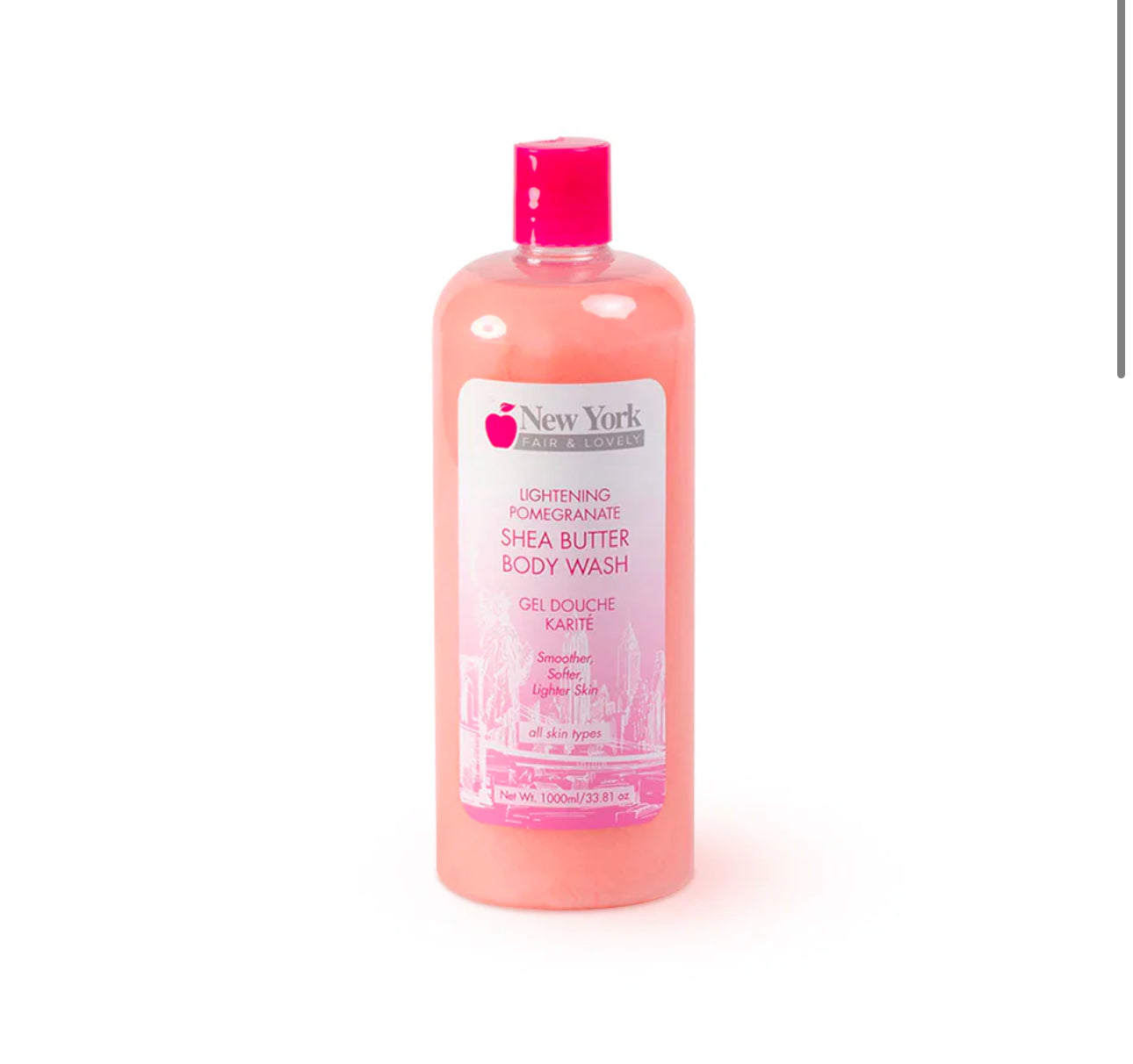 NEW YORK FAIR & LOVELY LIGHTENING POMEGRANATE SHEA BUTTER BODY WASH