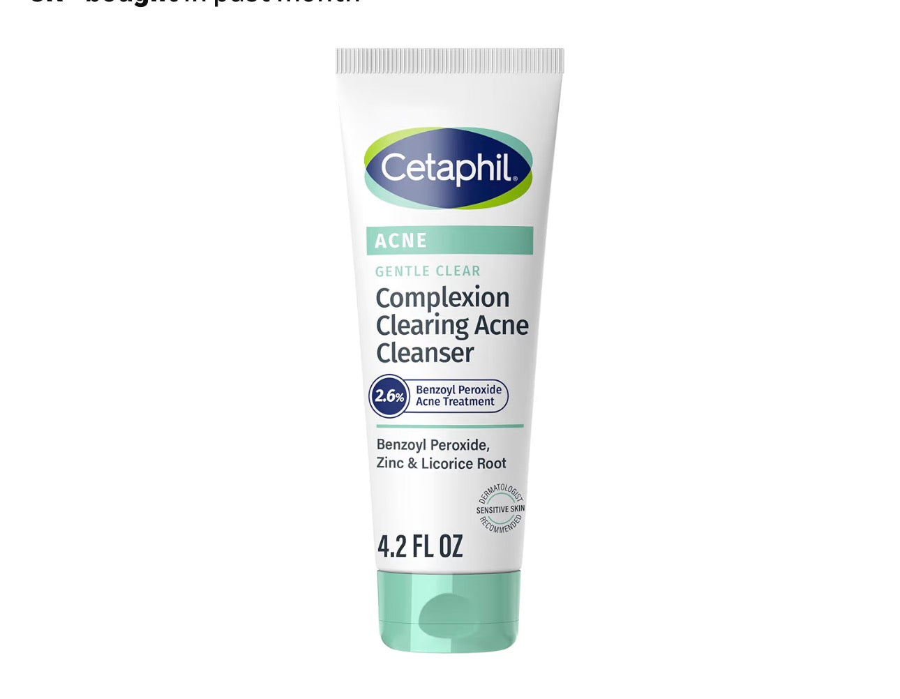 CETAPHIL GENTLE CLEAR CLARIFYING ACNE CREAM  CLEANSER | 2.6% BPO