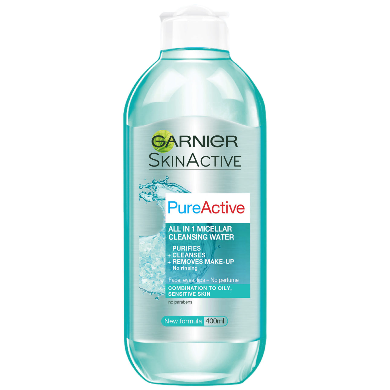 GARNIER SKINACTIVE MICELLAR CLEANSING WATER, FOR WATERPROOF MAKEUP