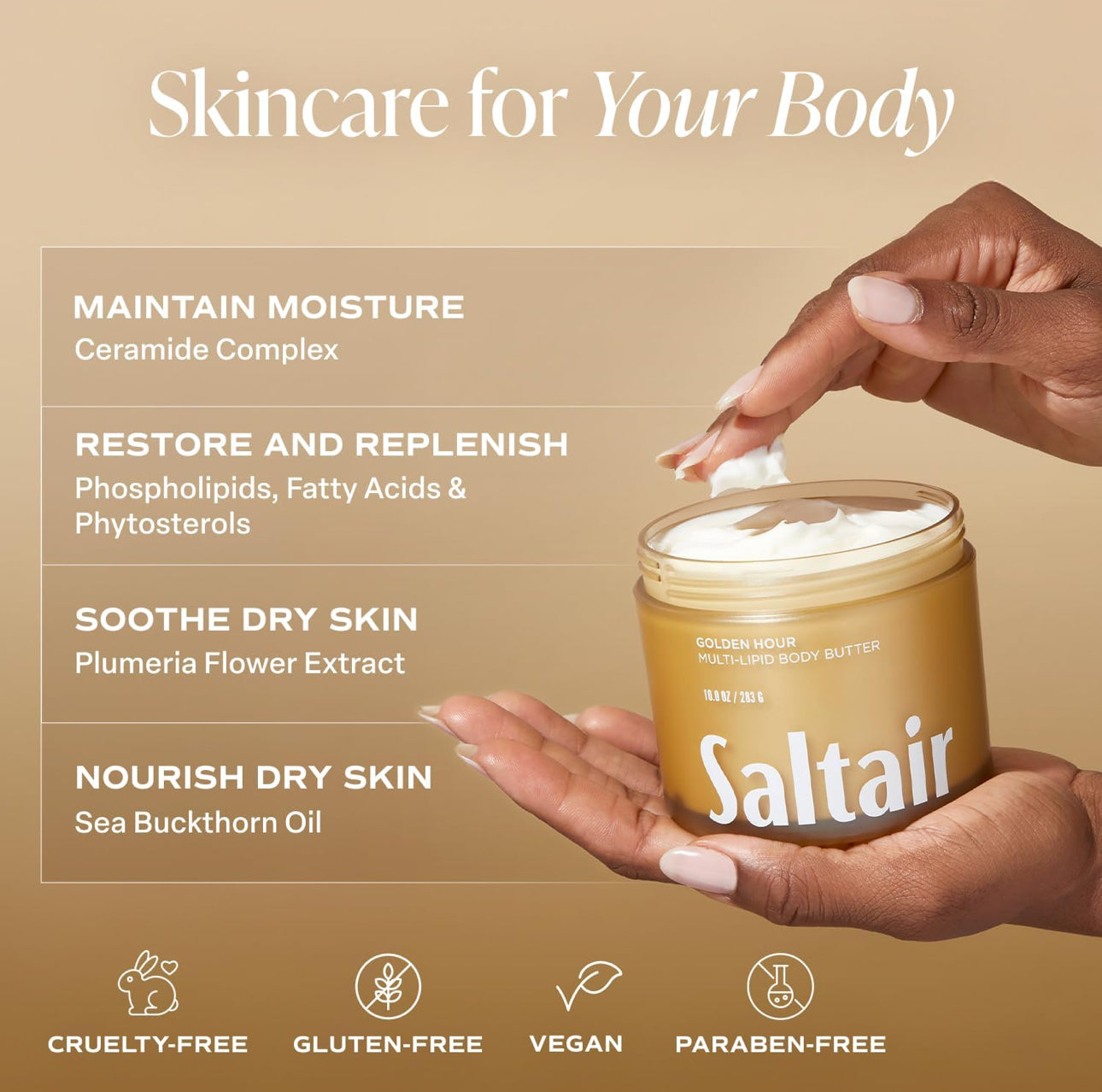 SALTAIR MULTI-LIPID BODY BUTTER - GOLDEN HOUR