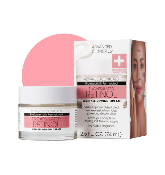 ADVANCED CLINICALS RETINOL CREAM FACE MOISTURIZER