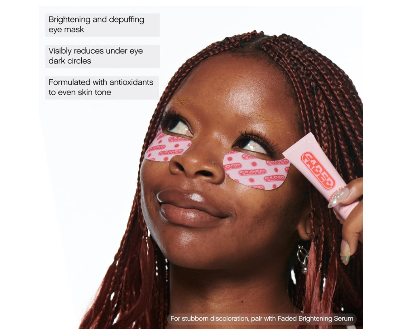 TOPICALS FADED BRIGHTENING UNDER EYE MASKS - PACK OF 6