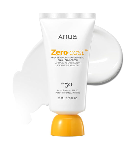ANUA ZERO CAST MOISTURIZING FINISH SUNSCREEN SPF50