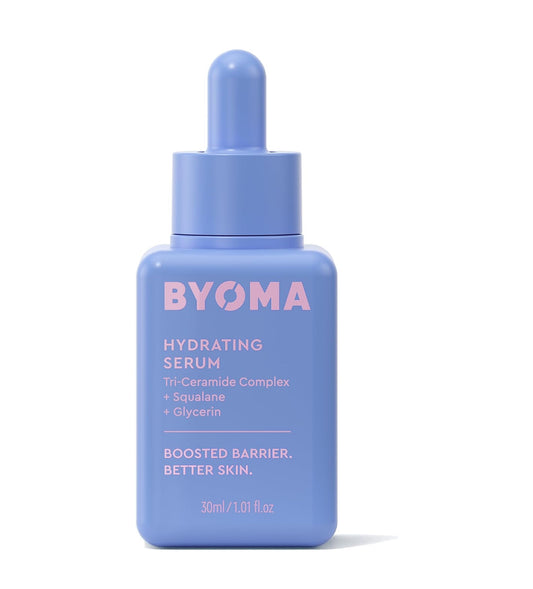 BYOMA HYDRATING SERUM - MOISTURIZING FACE SERUM WITH SQUALANE, GLYCERIN & CERAMIDES