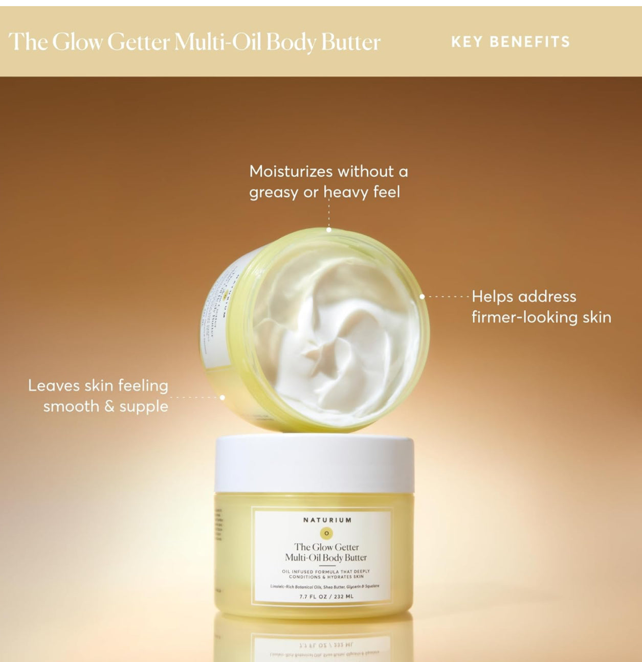 NATURIUM THE GLOW GETTER MULTI-OIL BODY BUTTER