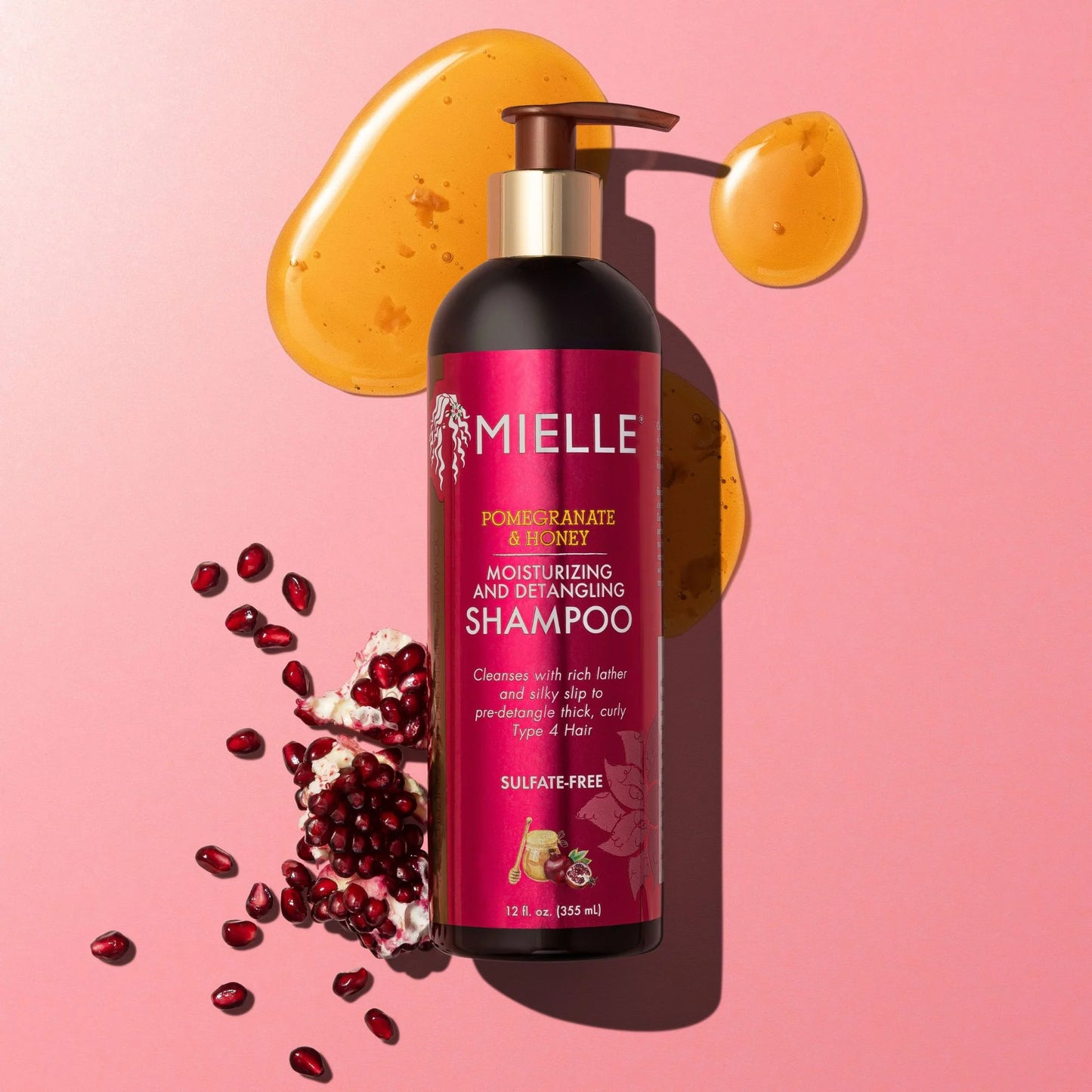 MIELLE - POMEGRANATE & HONEY MOISTURIZING AND DETANGLING SHAMPOO