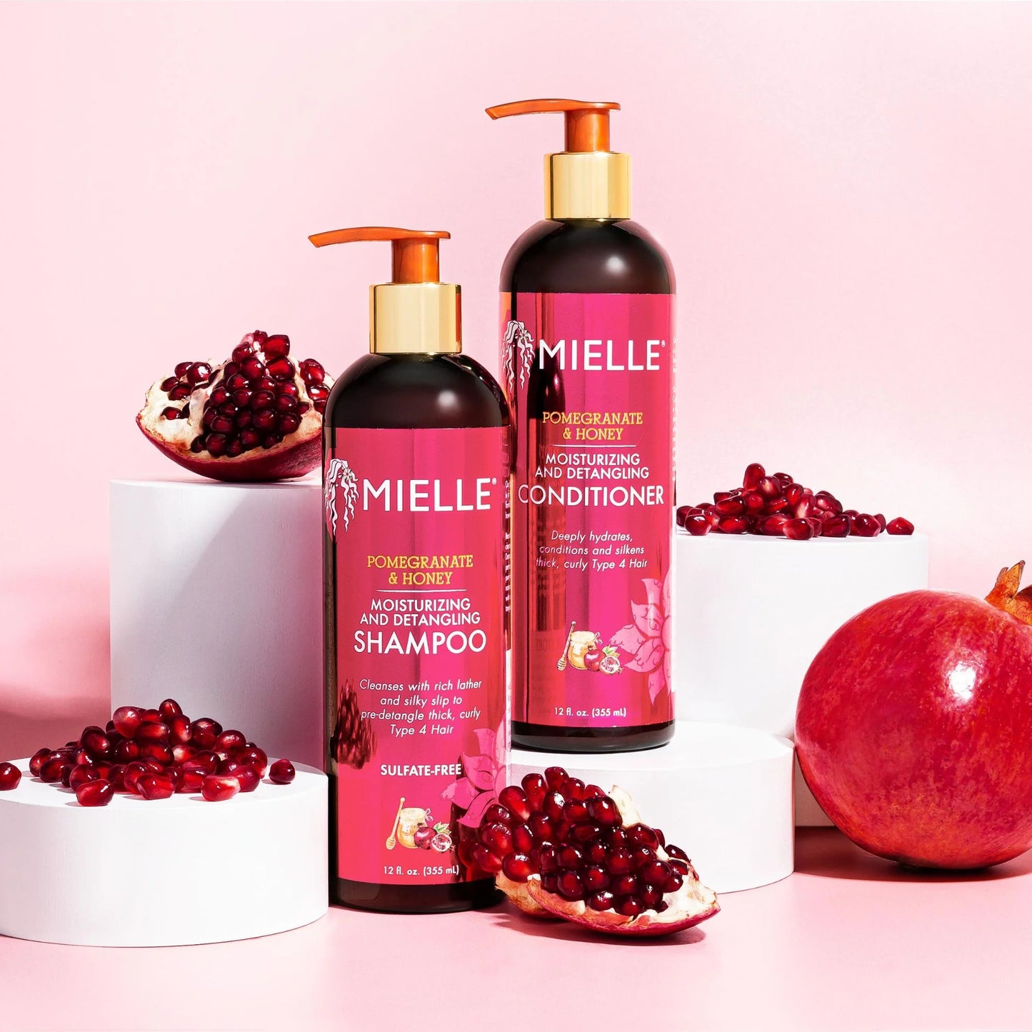 MIELLE - POMEGRANATE & HONEY MOISTURIZING AND DETANGLING SHAMPOO