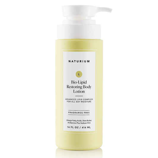 NATURIUM BIO-LIPID RESTORING MOISTURISING BODY LOTION WITH SHEA BUTTER, FRAGRANCE FREE