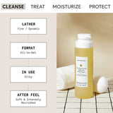 NATURIUM THE GLOW GETTER MULTI-OIL HYDRATING BODY WASH