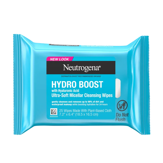 NEUTROGENA - HYDRO BOOST ULTRA SOFT CLEANSING TOWELETTES