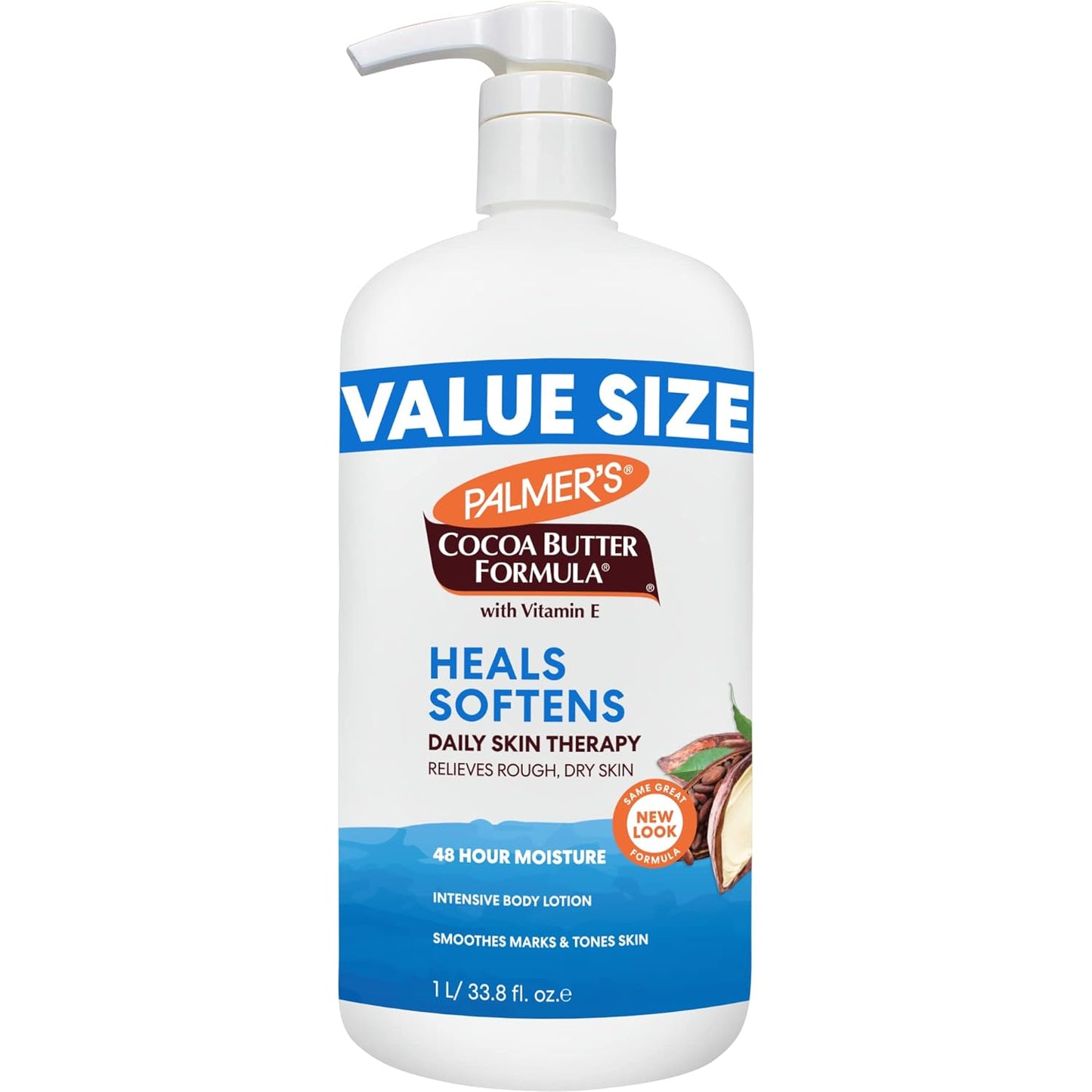 PALMERS COCOA BUTTER FORMUA WITH VITAMIN E - VALUE SIZE (HEALS AND SOFTEN. DAILY SKIN THERAPY RELIEVES ROUGH, DRY SKIN)