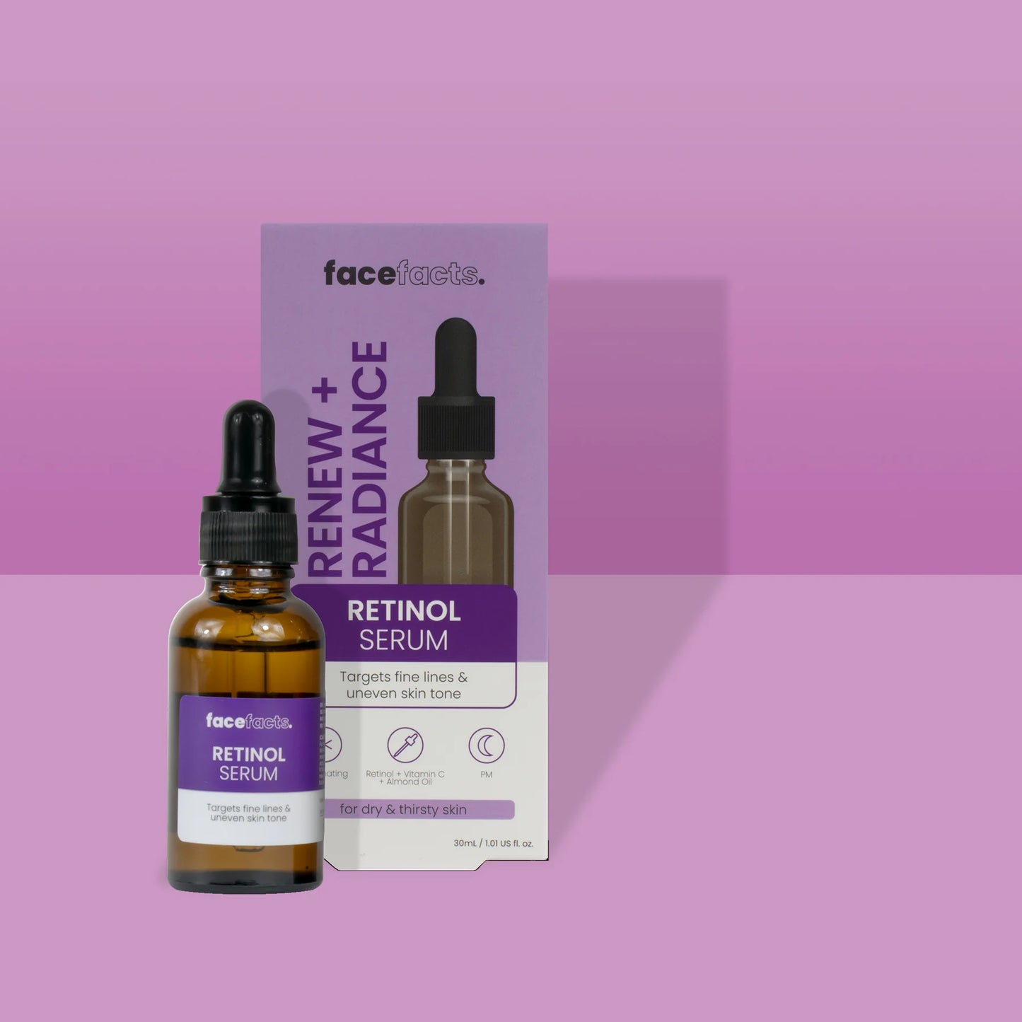 FACE FACTS RENEW + RADIANCE RETINOL SERUM