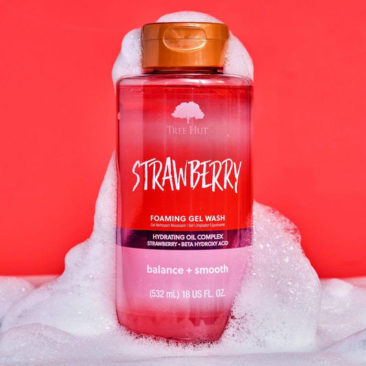 TREE HUT STRAWBERRY BALANCE & SMOOTH FOAMING GEL WASH