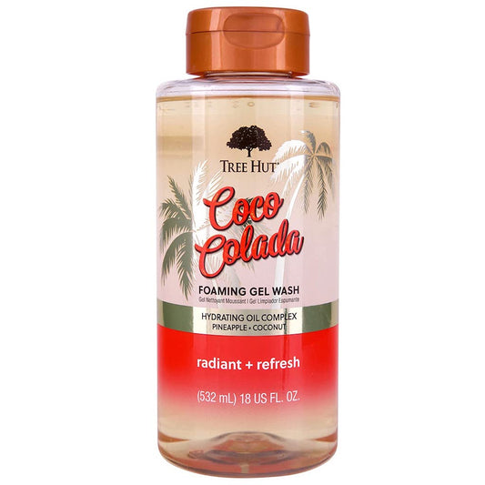 TREE HUT COCO COLADA RADIANT & REFRESH FOAMING GEL WASH