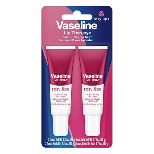 VASELINE LIP THERAPY ROSY LIPS 2 TUBES