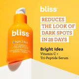 BLISS BRIGHT IDEA VITAMIN C + TRI-PEPTIDE BRIGHTENING SERUM