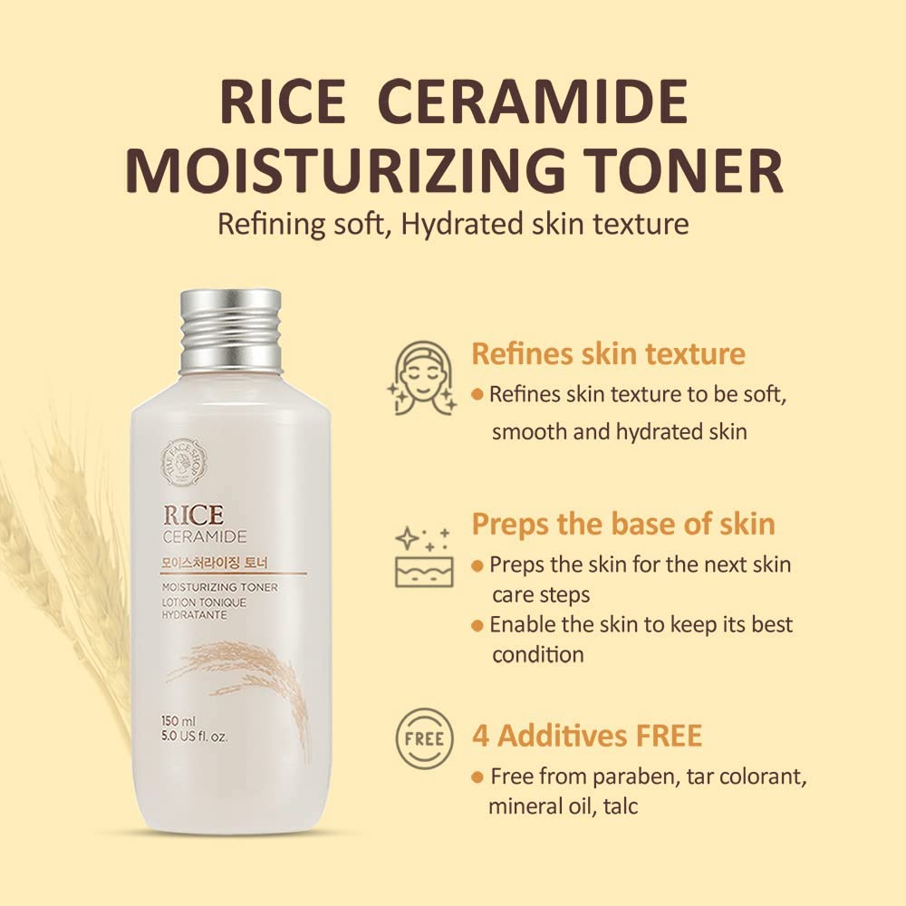 THE FACE SHOP RICE CERAMIDE MOISTURIZING TONER