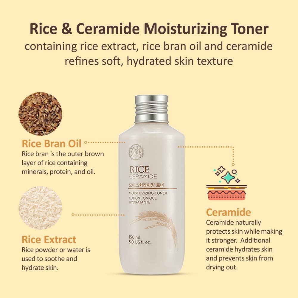 THE FACE SHOP RICE CERAMIDE MOISTURIZING TONER