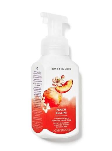 BATH & BODY WOKS - PEACH BILLINI HAND SOAP