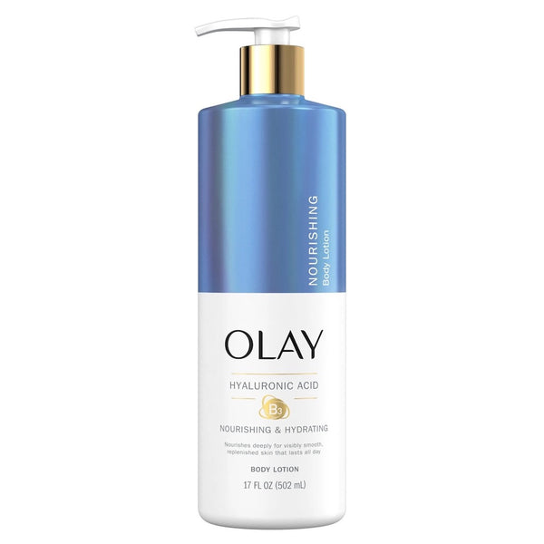 OLAY NOURISHING & HYDRATING BODY LOTION WITH HYALURONIC ACID