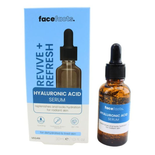 FACE FACTS REVIVE+ REFRESH HYALURONIC ACID SERUM