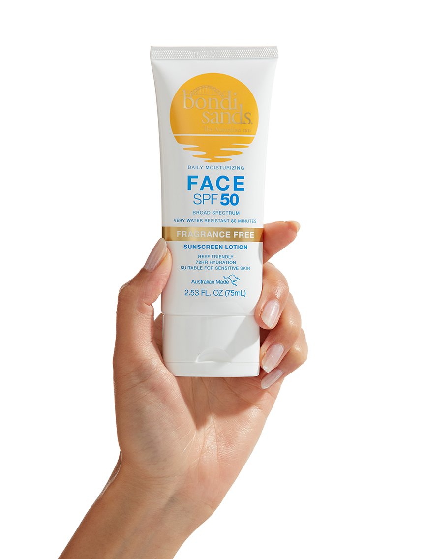 BONDI SANDS  FACE SPF50+ FRAGRANCE FREE SUNSCREEN LOTION