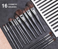 BS MALL MAKEUP BRUSH SET 16PCS BLACK