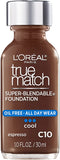 L'OREAL TRUE MATCH SUPER-BLENDABLE LIQUID FOUNDATION