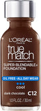 L'OREAL TRUE MATCH SUPER-BLENDABLE LIQUID FOUNDATION