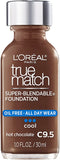 L'OREAL TRUE MATCH SUPER-BLENDABLE LIQUID FOUNDATION