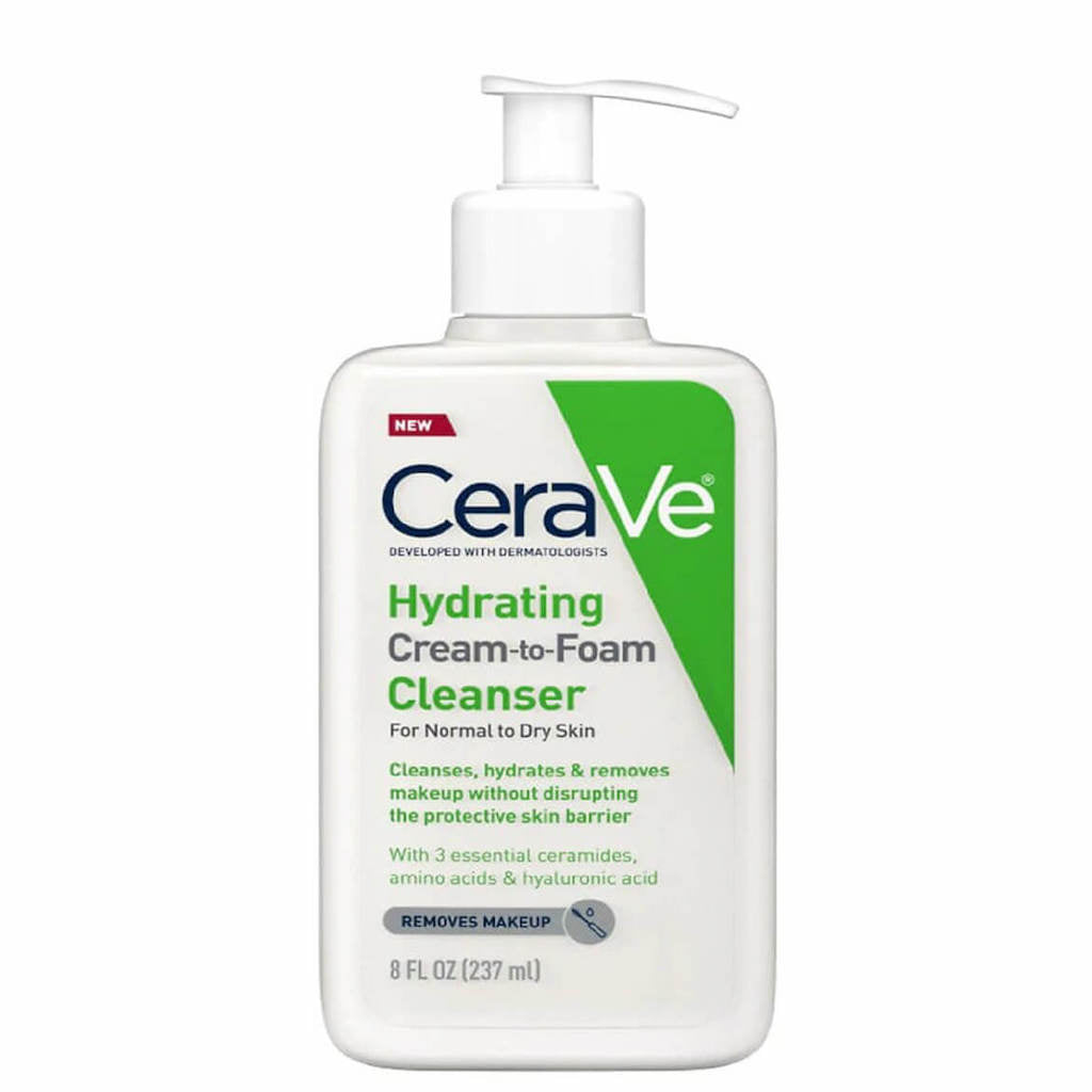 CERAVE HYDRATING CREAM-TO-FOAM CLEANSER