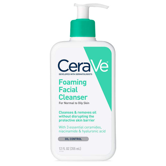 CERAVE FOAMING FACIAL CLEANSER up