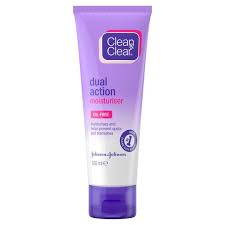 CLEAN AND CLEAR DUAL MOISTURIZER