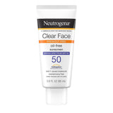 NEUTROGENA CLEAR FACE OIL-FREE SUNSCREEN