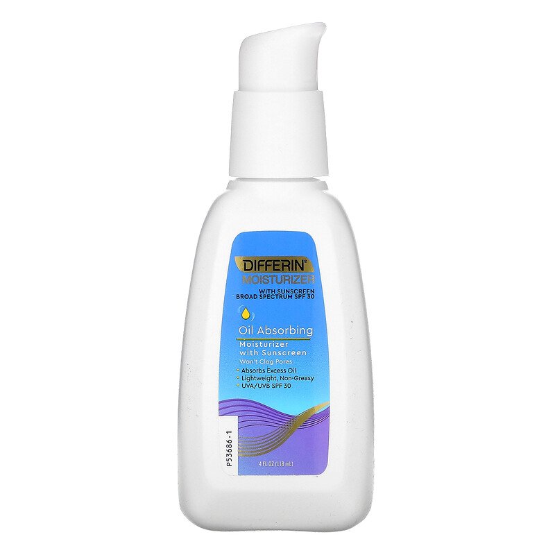 DIFFERIN OIL ABSORBING MOISTURIZER WITH SUNSCREEN