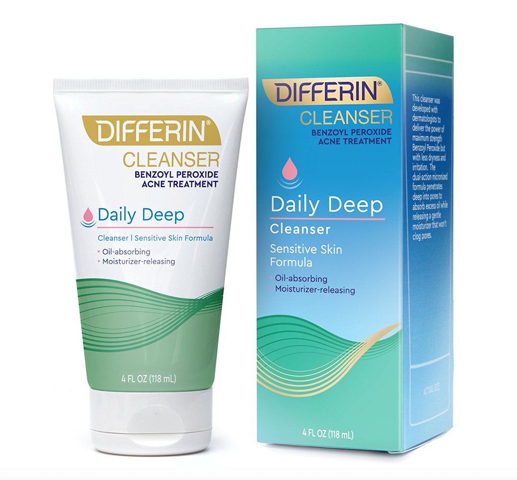 DIFFERIN DAILY DEEP ACNE FACE WASH WITH BENZOYL PEROXIDE