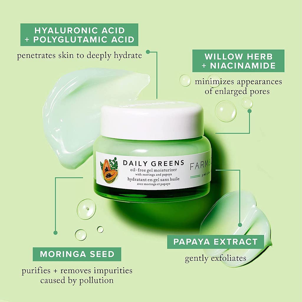 FARMACY DAILY GREENS GEL FACE MOISTURISER